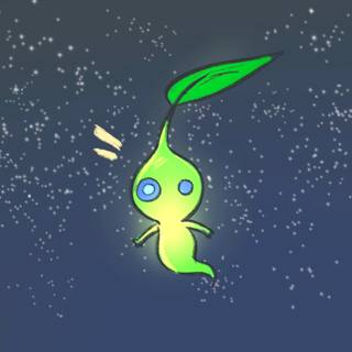 Glow Pikmin wallpaper