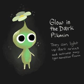 Glow Pikmin wallpaper