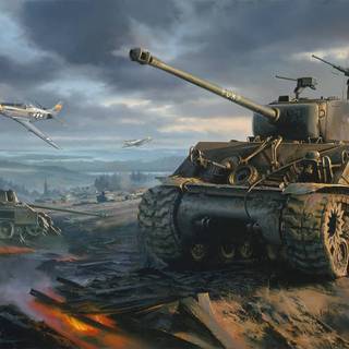Call of Duty heavy tanks wallpaper