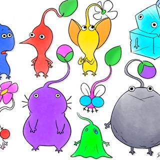 Glow Pikmin wallpaper