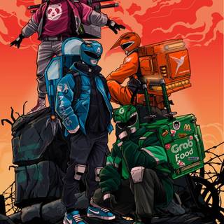 Kyōryū Sentai Zyuranger wallpaper