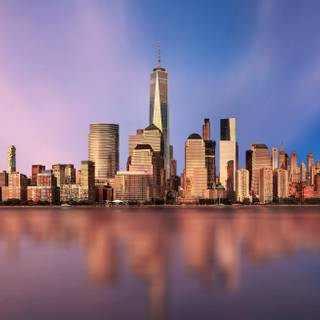 NYC sunset wallpaper