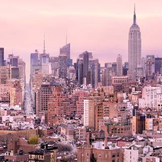 NYC sunset wallpaper