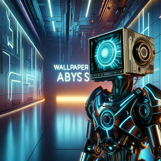 Futuristic robot wallpaper