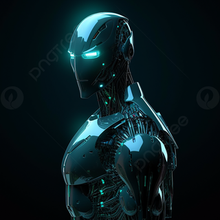 Futuristic robot wallpaper