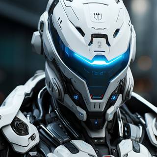 Futuristic robot wallpaper