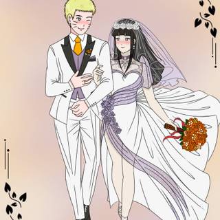 Naruto Hinata wedding wallpaper