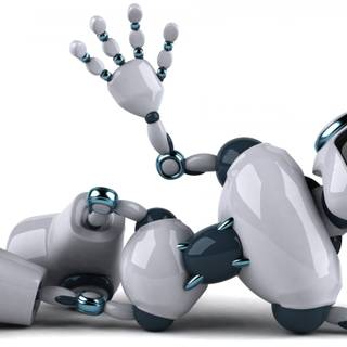 Futuristic robot wallpaper