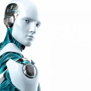 Futuristic robot wallpaper