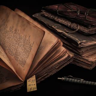 Ancient book wallpaper