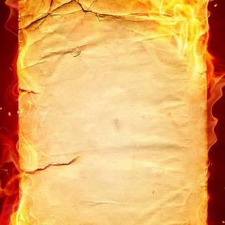 Burning paper wallpaper