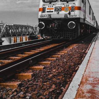 Indian Railway logo wallpaper