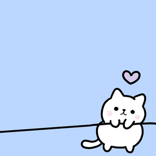 Cute blue cats wallpaper