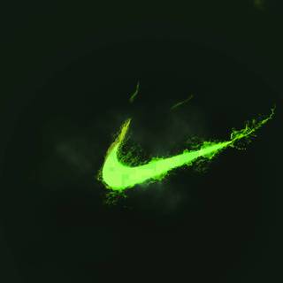 Cool neon smoke Nike wallpaper