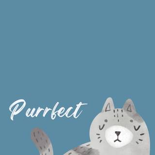 Cute blue cats wallpaper