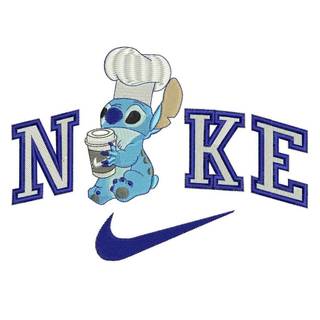 Stitch and Nike wallpaper