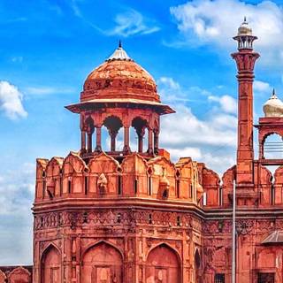 Red Fort India wallpaper