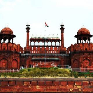 Red Fort India wallpaper