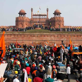Red Fort India wallpaper
