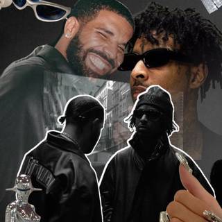 Drake 21 Savage wallpaper