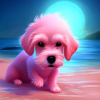 Dog beach wallpaper