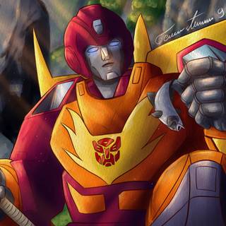 Hot Rod Transformers wallpaper