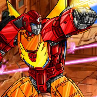 Hot Rod Transformers wallpaper