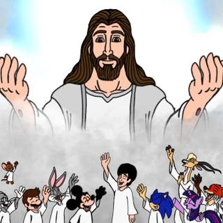 Jesus animation wallpaper