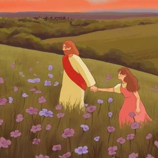 Jesus animation wallpaper