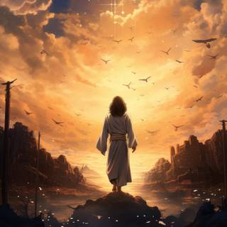 Jesus animation wallpaper