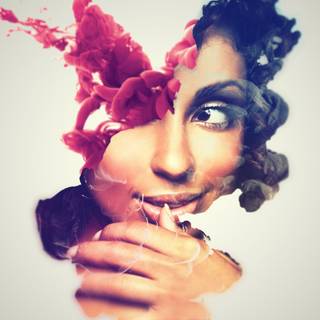 Girl abstract wallpaper