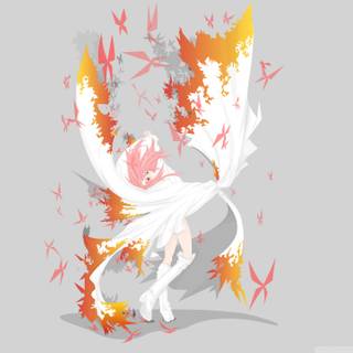 Girl abstract wallpaper