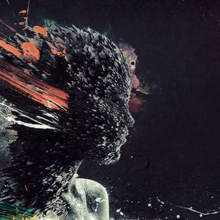 Girl abstract wallpaper