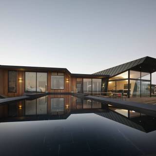 Futuristic house wallpaper