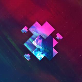 Girl abstract wallpaper