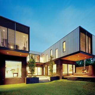 Futuristic house wallpaper