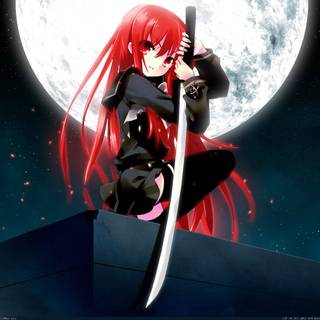 Girl abstract wallpaper