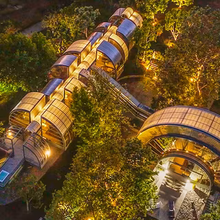 Futuristic house wallpaper