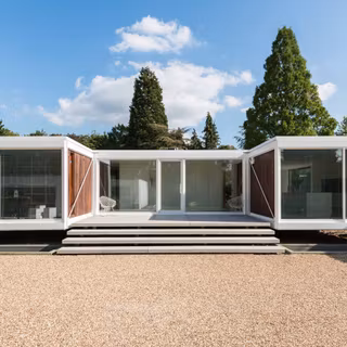 Futuristic house wallpaper