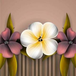 Flower doodle wallpaper