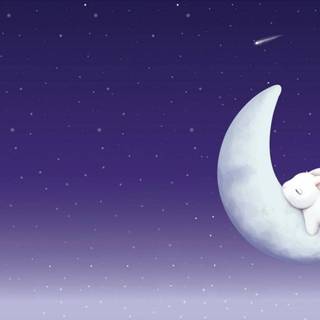 Moon rabbit wallpaper