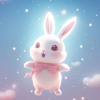 Moon rabbit wallpaper