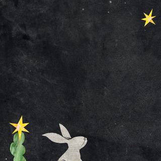 Moon rabbit wallpaper