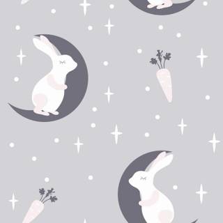 Moon rabbit wallpaper