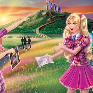 Barbie: Princess Charm School wallpaper