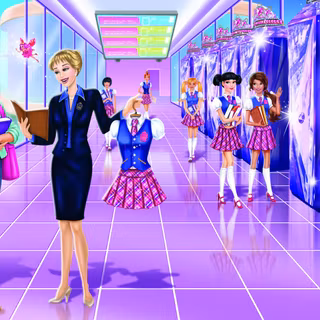 Barbie: Princess Charm School wallpaper