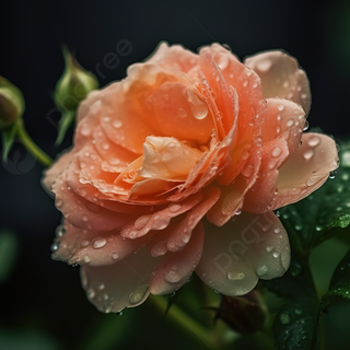 Peach roses wallpaper