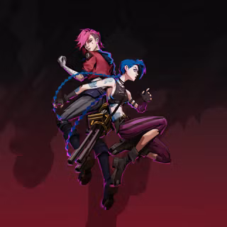 Vi and Jinx wallpaper