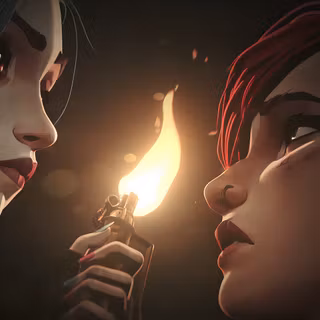 Vi and Jinx wallpaper