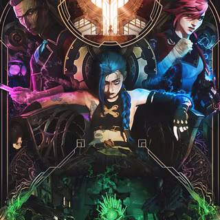 Vi and Jinx wallpaper